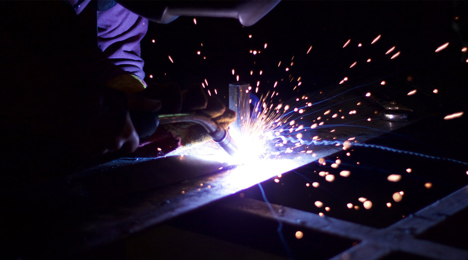 A welding and training manpower